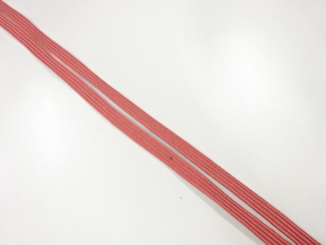 アンティーク　正絹　帯留め用手組三分紐